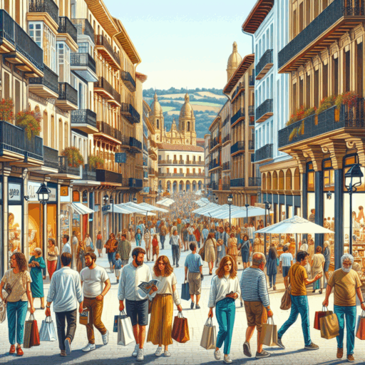 Ir de compras en la Calle Mayor en Pamplona